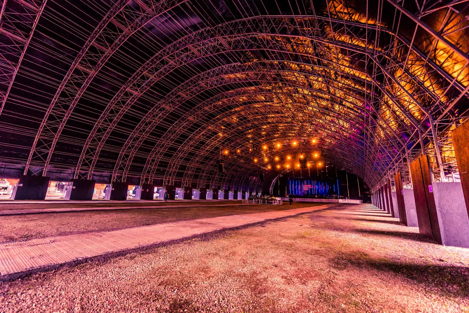 The Steel Yard stage structure at Creamfields