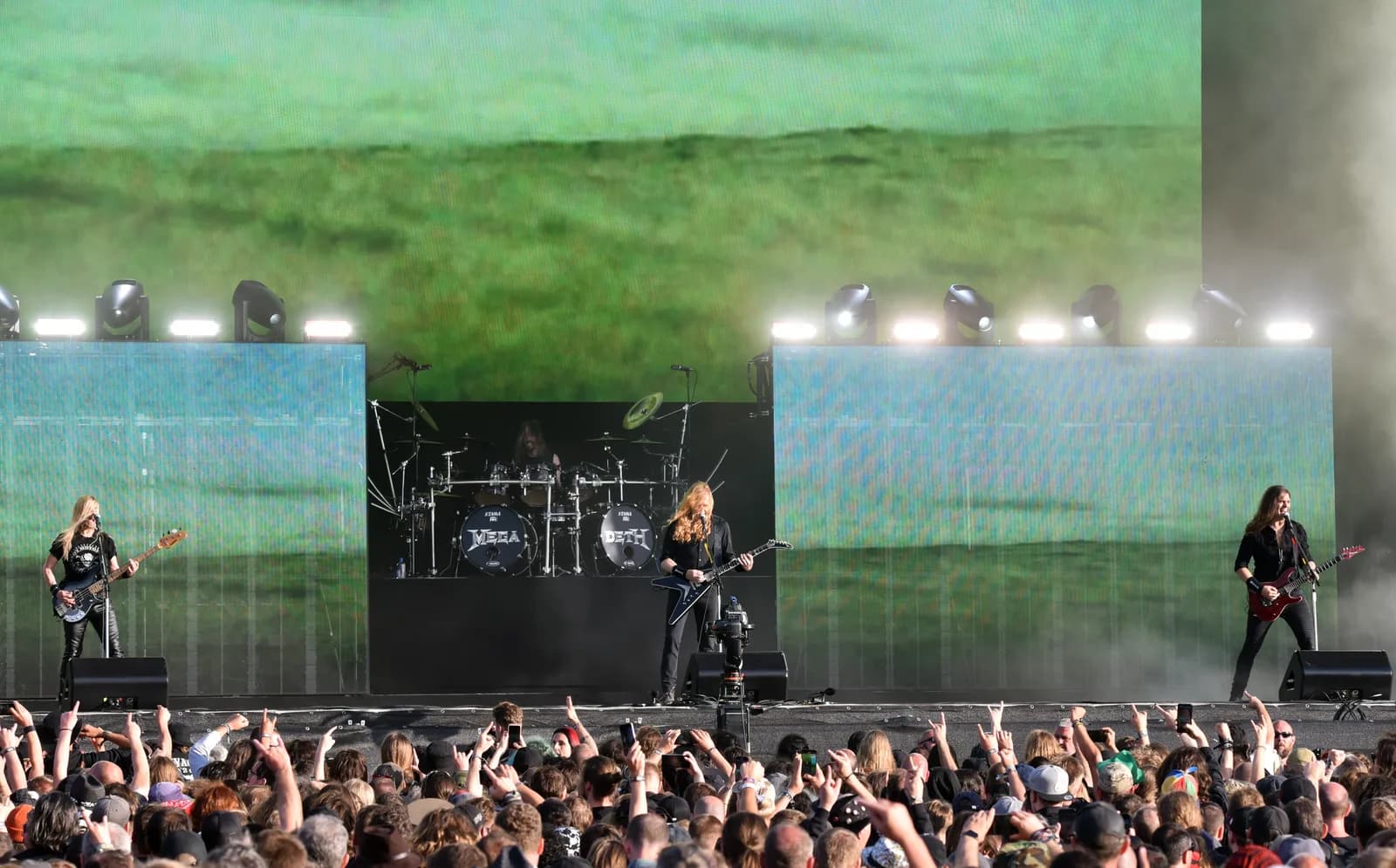 Megadeth performing at Wacken Open Air 2023